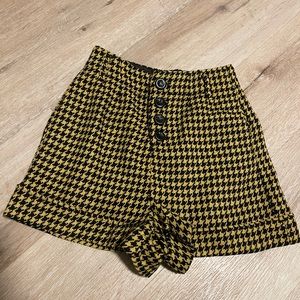 Zara Plaid Shorts 90's Clueless